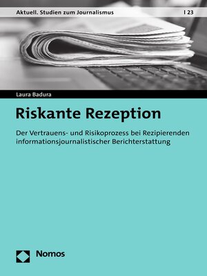 cover image of Riskante Rezeption